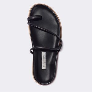 Emme Parsons Bari Sandal in Black Nappa